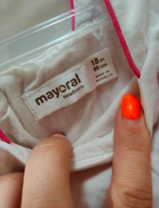 Vestido Mayoral Fragola Talla 18 meses