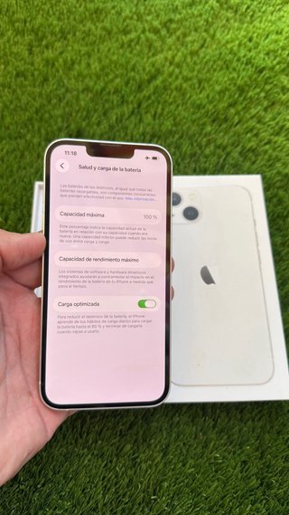 iPhone  13 Blanco 128GB 100% Batería