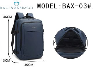 Zaino Baci & Abbracci unisex nero