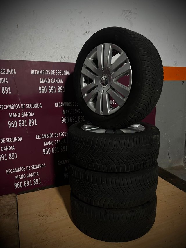 JUEGO LLANTAS VOLKSWAGEN GOLF 5/6 TOURAN 16 PULG