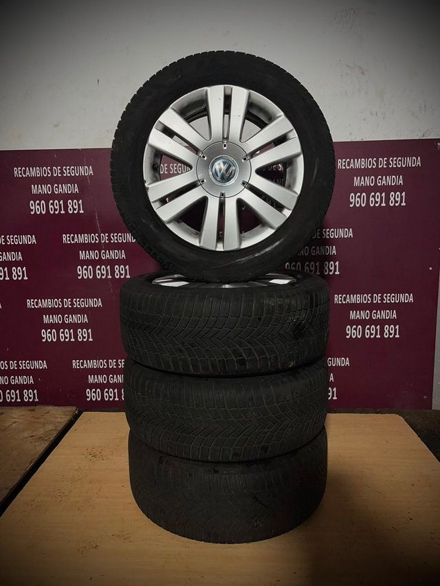 JUEGO LLANTAS VOLKSWAGEN GOLF 5/6 TOURAN 16 PULG