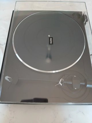 Tocadiscos Sanyo TP 389 Negro/Gris