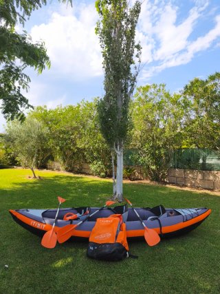 Kayak hinchable ITIWIT naranja y gris