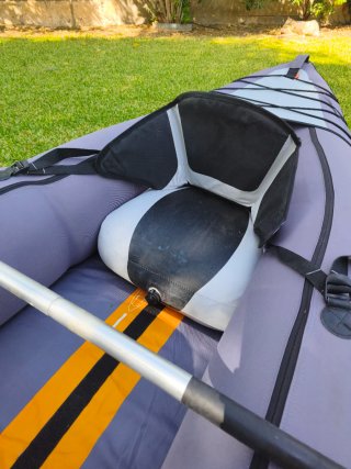Kayak hinchable ITIWIT naranja y gris