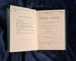 Manual Primera Comunión año 1894