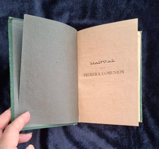 Manual Primera Comunión año 1894