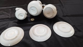 Juego café Limoges porcelana incompleto