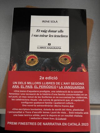 Llibre Et vaig donar ulls i vas mirar les tenebres
