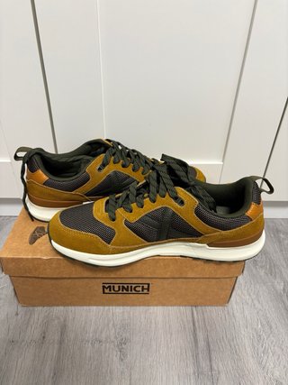 Zapatillas Munich Alpha 71 Marrón/Verde