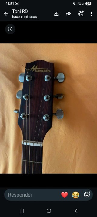Guitarra Acústica Maxwin Nueva
