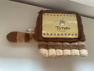 Porta-monedas Ghibli Totoro con cordón retráctil