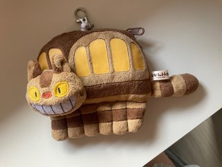 Porta-monedas Ghibli Totoro con cordón retráctil