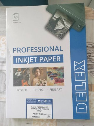 Papel Fotográfico Profesional DELEX A3 260g