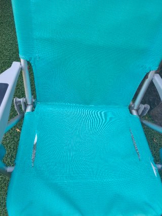 Silla de Playa Plegable Turquesa