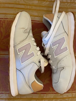 New Balance sneakers donna beige/bianche