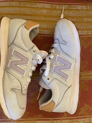 New Balance sneakers donna beige/bianche