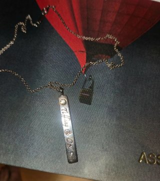 Collar Tiffany & Co. Plata de ley 925 y un brillan