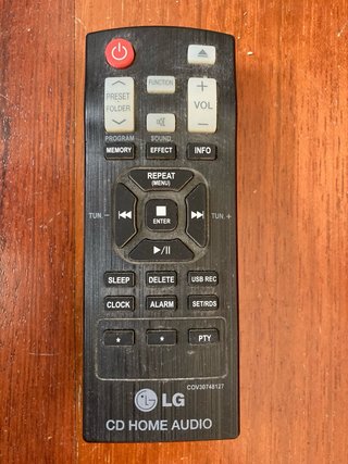 Minicadena LG Negra con Mando