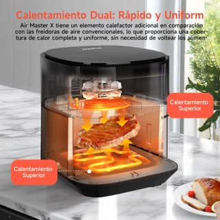 Freidora Aire Aigostar 8L Doble Resistencia