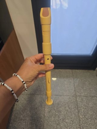 Flauta dulce Hohner color amarillo