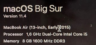 Macbook Air 2015 Plata