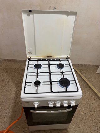 Cocina de gas con horno