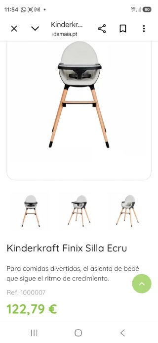 Silla alta Kinderkraft Finix