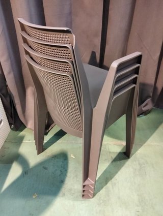 GARBAR Set 4 Sillas con Brazos Exterior Jardin