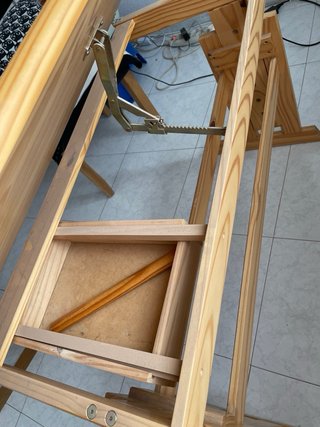 Mesa de dibujo inclinable de madera