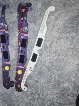Gafas de eclipse solar ISO 12312-2:2015 CE