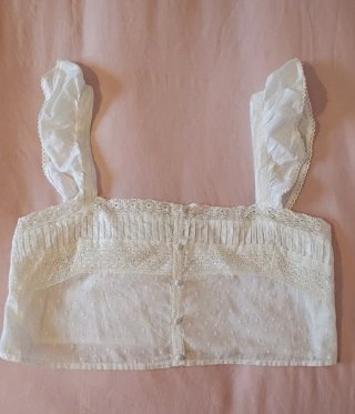 Blusa Stradivarius cropped tirantes