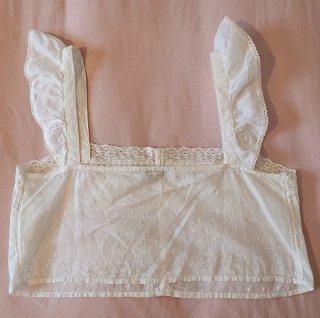 Blusa Stradivarius cropped tirantes