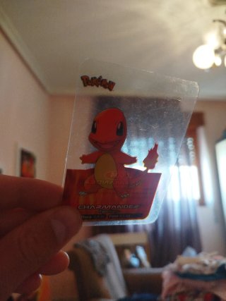 Lamincard Charmander Pokémon Tipo Fuego