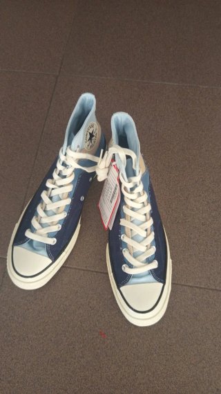Converse Talla 44 Llama Azul Naranja Nuevas