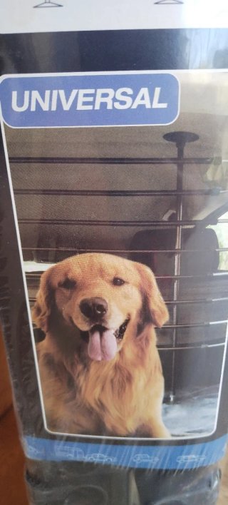 Separador metálico para perros para el coche