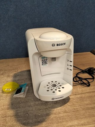 Cafetera Tassimo Bosch TAS3104 blanca