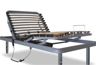 Cama articulada eléctrica metal/madera