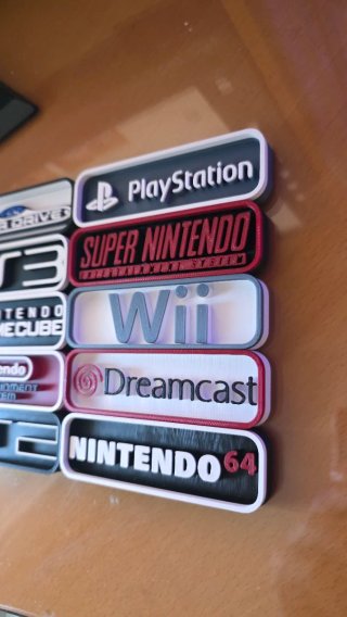 Logo PS2 para Soporte Consola 10cm