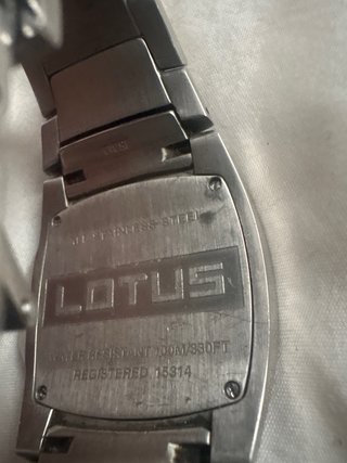 Reloj Lotus Azul y Plateado