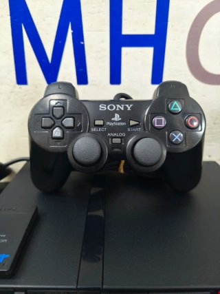 Playstation 2 Slim Negra 1 Año Garantía