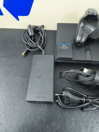 Playstation 2 Slim Negra 1 Año Garantía
