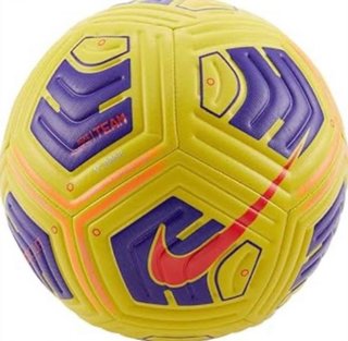 Balón de fútbol Nike amarillo y morado