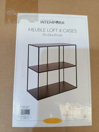 Estantería Loft Metal 4 Huecos 70x70 cm
