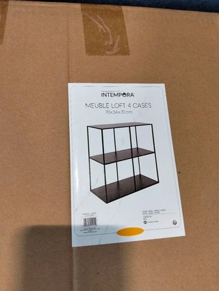 Estantería Loft Metal 4 Huecos 70x70 cm