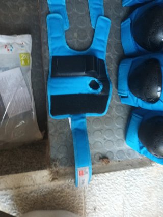 Set Protectores Patines Oxelo Azul