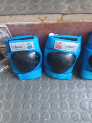 Set Protectores Patines Oxelo Azul