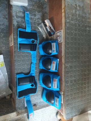 Set Protectores Patines Oxelo Azul