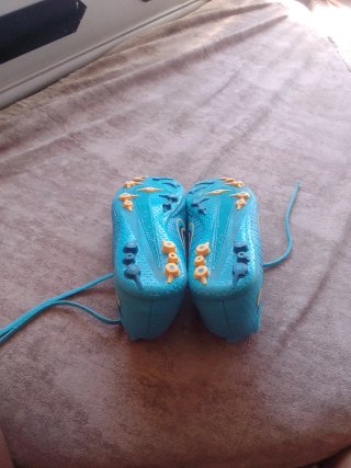 Zapatos de fútbol Nike 11 Azules talla 32