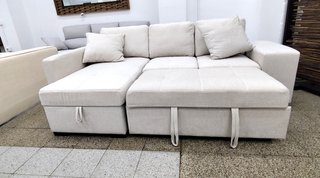 Sofá Chaise Longue Cama 250 cm + 2 Puff + Arcón!!!