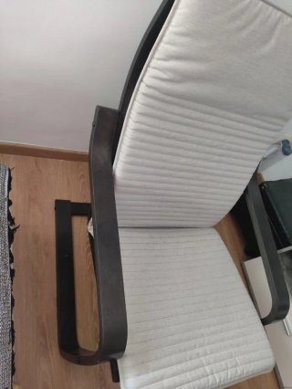 Mecedora Ikea Wengue Gris
